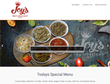 Tablet Screenshot of joysrotidelight.com